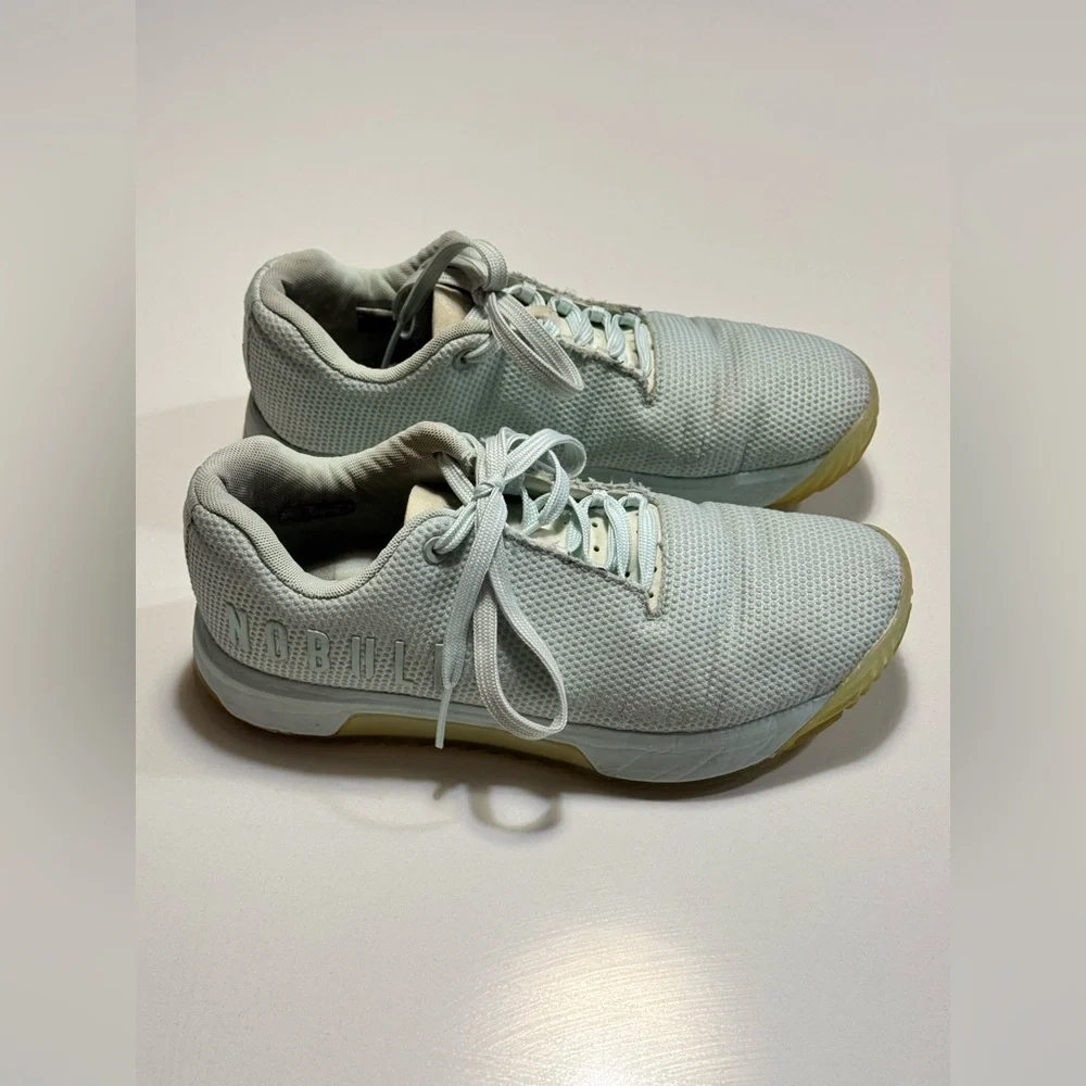 NOBULL Outwork Edge Unisex Strength Training Shoes M 6.5 / W 8 Light Blue - Picture 4 of 9